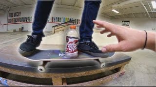 EPIC SKATEBOARD BOTTLE FLIPPING CHALLENGE [upl. by Acirem512]