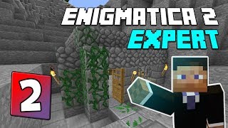 Enigmatica 2 Expert Mode  EP 2  Easy obsidian Smeltery amp Coke Oven [upl. by Releehw]