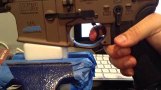 Installing AR15 Timney Skeletonized 3Lbs Trigger Before and After [upl. by Victoria]