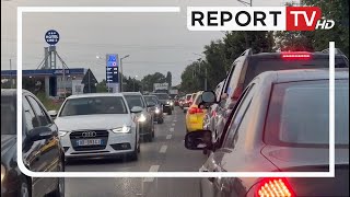 Pushuesit largohen nga plazhi i Shëngjinit trafik në aksin MilotBalldren [upl. by Marjory]