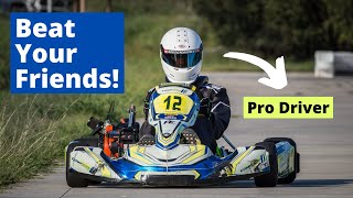 HOW TO WIN GO KARTING  Tips From A Professional Driver Kart Racing For Beginners [upl. by Fishback]