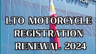 LTO REGISTRATION RENEWAL 2024 [upl. by Sheaff589]