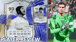 TOP 1 GK🥇 93 TOTY ICON Cech Player review  EA FC 24 [upl. by Macomber]