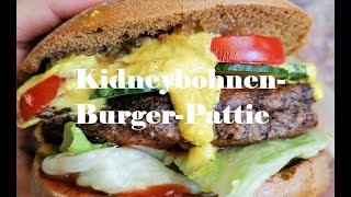 Vegetarische KidneybohnenPatties Rezept für Burger  Genuss des Lebens [upl. by Oirevlis]