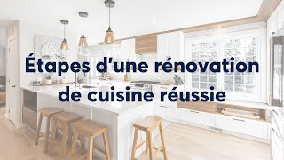 Les étapes dune rénovation de cuisine réussie [upl. by Kcirdet]