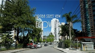 4K UHD  Curitiba  Ecoville Street View diurno  daytime [upl. by Ydnyl]