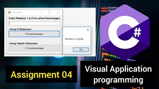 Assignment 04  IF amp Switch  Visual Application programming  Imesh LK [upl. by Dorsey]