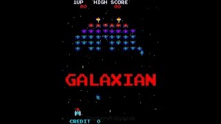 Galaxian Namco 1979  Arcade Intro [upl. by Eesac]