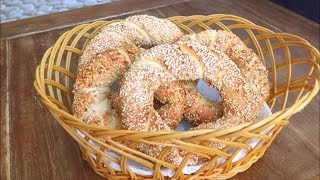 Simit  Covrigi Turcesti  Katy’s Food [upl. by Yecad119]