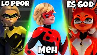 🌟 Clasificando a TODOS los PORTADORES de Miraculous Ladybug Tier List [upl. by Ennagrom]