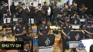 Kporla nyuiede le nyè axa wòdzi performed by the Ghana police central band [upl. by Nythsa]