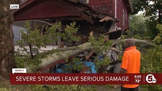 Cleveland storm damage [upl. by Kcirednek]