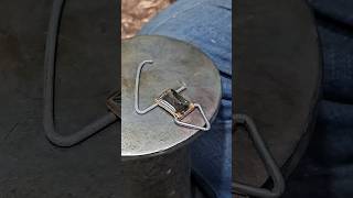 Making a copper hanging ring coppersmith soldering ring [upl. by Lyckman589]