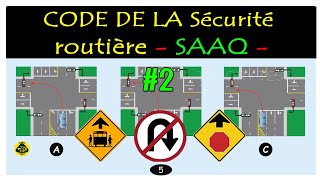 Code de la Sécurité routière 2024  Examen théorique SAAQ Québec test 2 [upl. by Lamoree544]