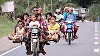 Incredible Motorbike Taxis In Philippines [upl. by Etyak965]