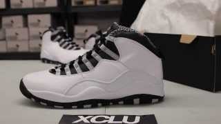 Air Jordan X Retro quotSteelquot Unboxing Video at Exclucity [upl. by Ortensia]