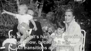 Princess Grace and Prince Rainier with childrenEnglish subtitles [upl. by Wimsatt]