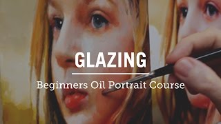 Glazing oil painting Technique  How to use Liquin [upl. by Etnaled]