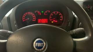 Fiat Doblo 2007 oil light reset [upl. by Waal]