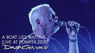 David Gilmour  A Boat Lies Waiting Live At Pompeii [upl. by Giuseppe]