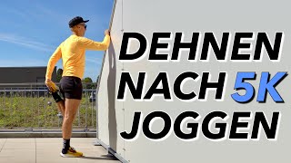 7 min DEHNEN NACH JOGGEN Dehnungsroutine nach dem 5KLauf [upl. by Amle]