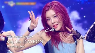 4K 케플러 김다연 Shooting Star Kep1er KIM DAYEON FanCam MusicBank 240614 [upl. by Nalod107]