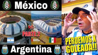 ARGENTINO REACCIONA A ESTADIOS MEXICANOS VS ESTADIOS ARG Parte2 [upl. by Atoked708]