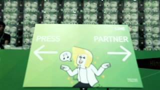 LINE 「Hello Friends in Tokyo 2012」 Sketch movie [upl. by Walli]