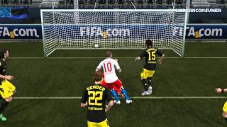 Bundesliga 18 Spieltag Hamburger SV  Borussia Dortmund 15  Fifa 12 Prognose [upl. by Ynffit]