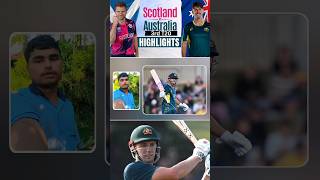 Australia Vs Scotland T20 testh mech  Cameron Donald Green new record shorts [upl. by Janina250]