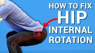 HIP INTERNAL ROTATION 3 BEST EXERCISES 2020 [upl. by Ennayelhsa]