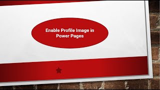 Profile Image enable in Power Pages Power Apps Portals [upl. by Settle]