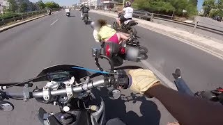 Shocking Motorbike Crash On Dual Carriageway [upl. by Akimihs297]