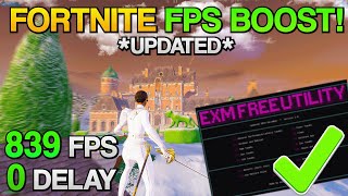 🔧FORTNITE HOW TO BOOST FPS AND FIX FPS DROPS  STUTTER🔥 LowEnd PC✔️ [upl. by Ahkeber]