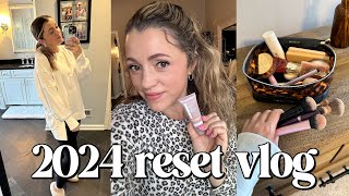 A reset VLOG Walmart grocery order Amazon loungewear Fitness routine New makeup [upl. by Heiney477]