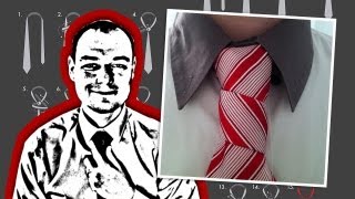 How to Tie the Floating Spiral Necktie Knot [upl. by Tabib]