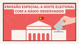 Legislativas 2024 a noite eleitoral numa emissão especial da Rádio Observador [upl. by Abbottson609]