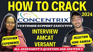 Concentrix Chat Support Executive Interview 2024  Concentrix Interview Questions  Concentrix jobs [upl. by Bashuk541]