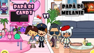 Sfida di arredamento su Toca Life World  Papà di Candy VS Papà di Melanie [upl. by Nylhtac]