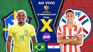 🇧🇷 BRASIL 0x1 PARAGUAI 🇵🇾  QUADRANGULAR  PRÉOLÍMPICO  AO VIVO COM IMAGENS DO ESTÚDIO SUB23 [upl. by Bergwall]