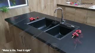 Granite Kitchen Sink 02  Asiatique Kitchen Sink [upl. by Ydnik]