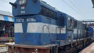 Aggressive Wdm3d chugging and accelerationDanapur jogbani express journey [upl. by Eibrad]