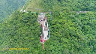 Puente Chirajara Vía Bogotá Villavicencio  AeroScanTech [upl. by Yelmene]