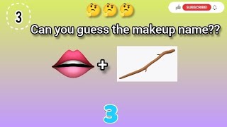 Guess the makeup by emojiviral trendingquizvideo [upl. by Nesilla391]