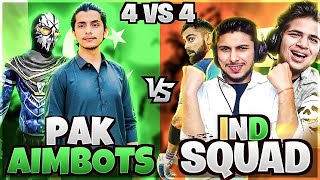 WTF❗ Playing Like A Hacker Against Best Indian Squads🤬🔥 4 VS 4 HIGHLIGHTS😱  PAK🇵🇰 vs INDIA🇮🇳 [upl. by Kass]