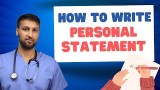 How to Write Personal Statement for IP Course [upl. by Leisam161]