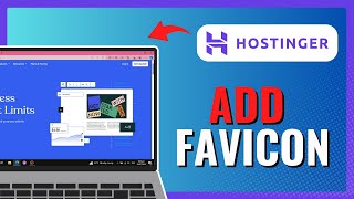 How to ADD FAVICON in HOSTINGER 2024 [upl. by Gunilla]