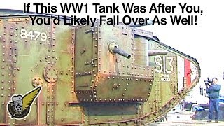 WW1 Tank Almost Gets Cameraman [upl. by Ngo205]