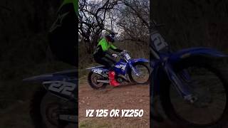 Which one cranks the meter more YZ125 or YZ250 [upl. by Nebur]