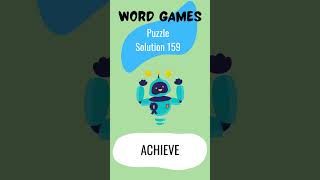 Word game puzzle solution 159 [upl. by Fondea]